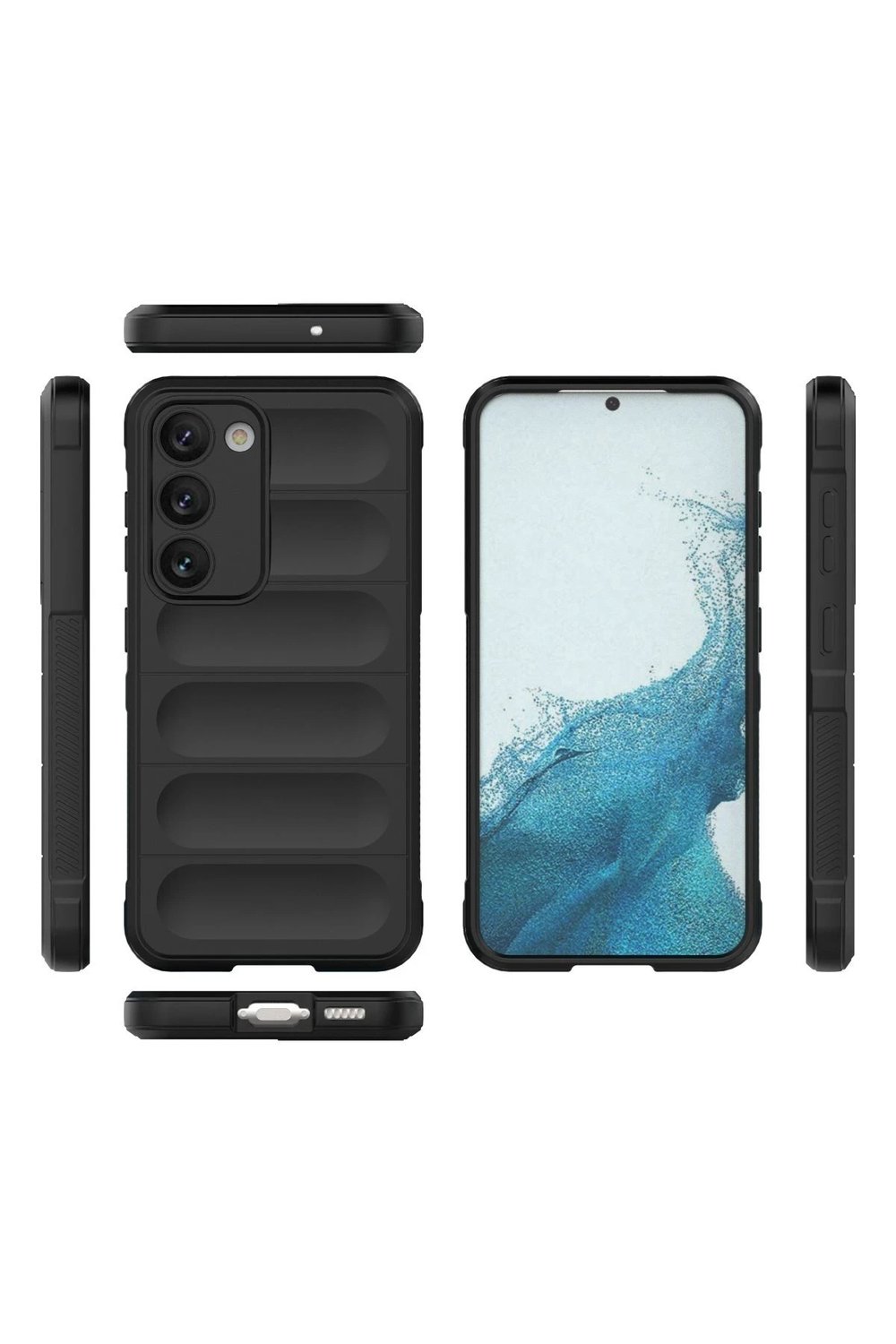 Mey İthalat®  Samsung Galaxy S23 Plus Kılıf Optimum Silikon - Siyah