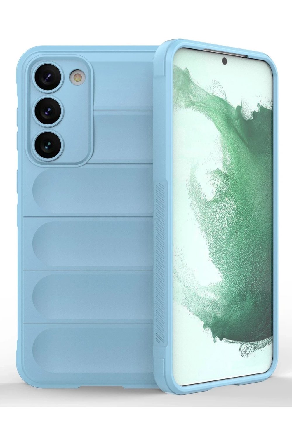 Mey İthalat®  Samsung Galaxy S23 Plus Kılıf Optimum Silikon - Sky Blue