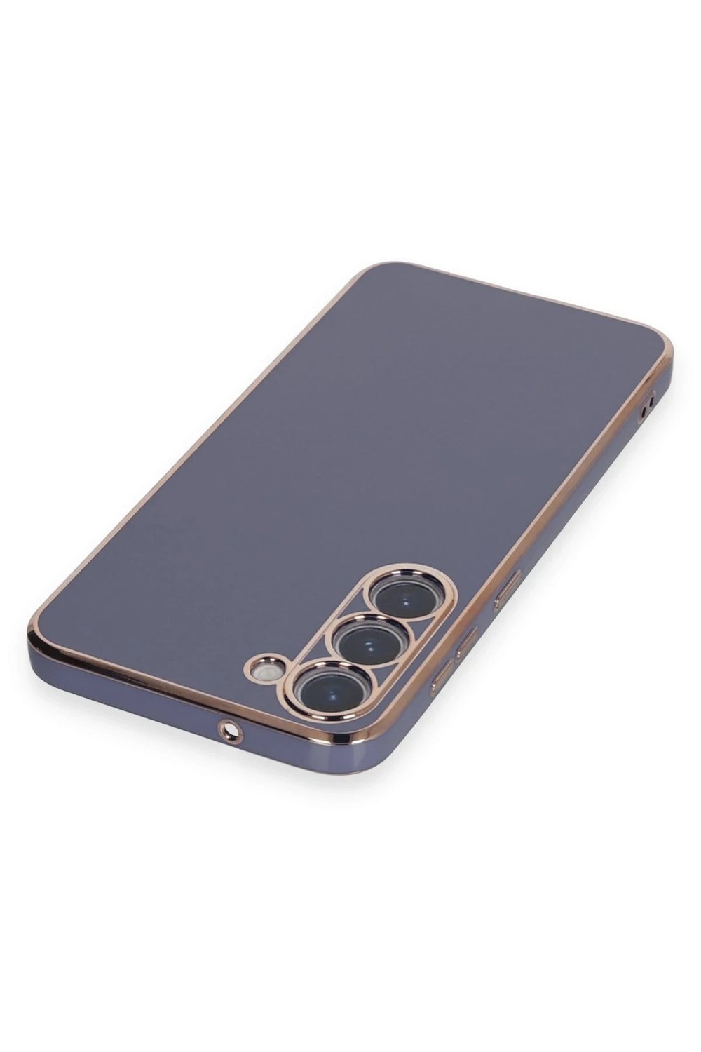 Mey İthalat®  Samsung Galaxy S23 Plus Kılıf Volet Silikon - Mavi