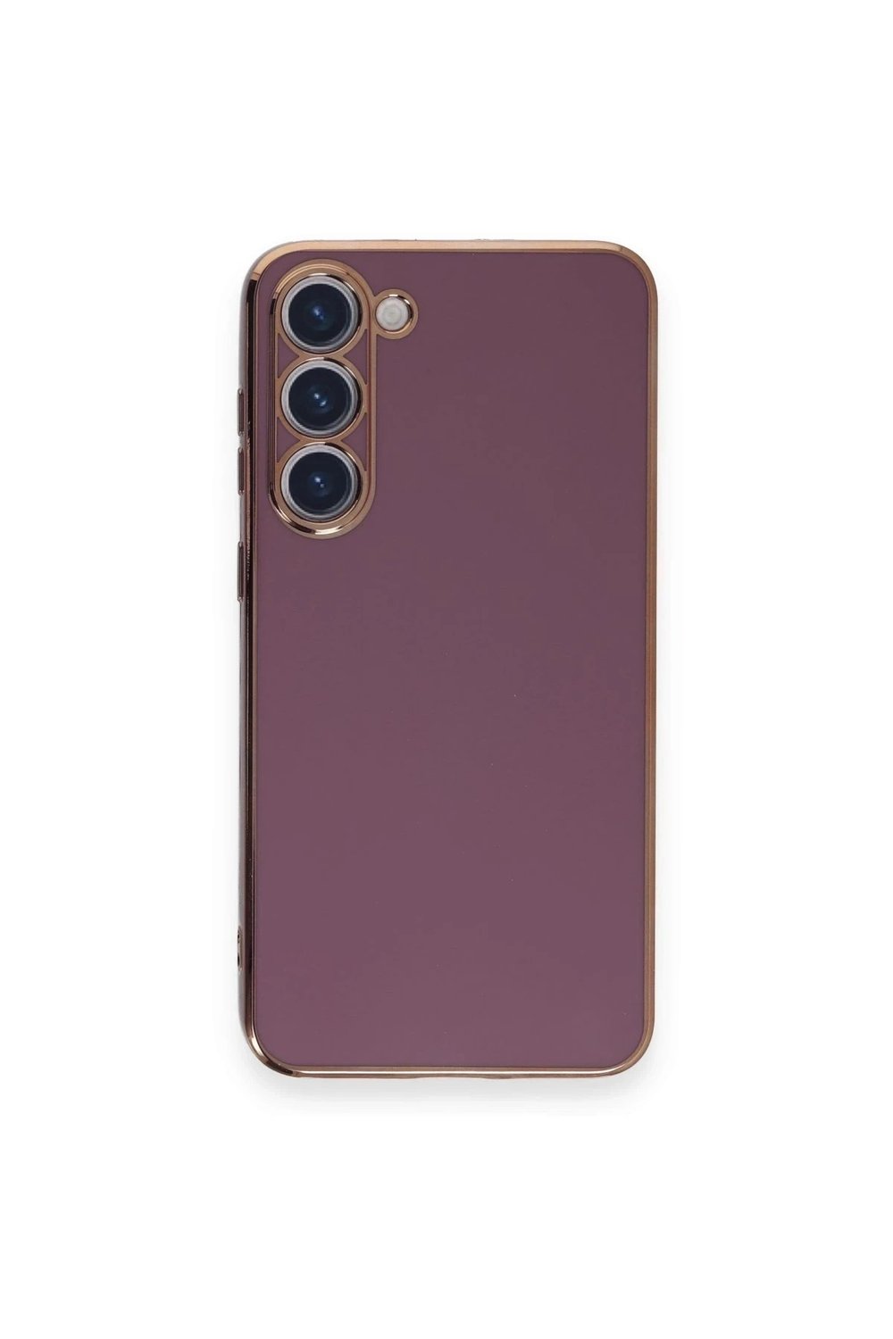 Mey İthalat®  Samsung Galaxy S23 Plus Kılıf Volet Silikon - Mor