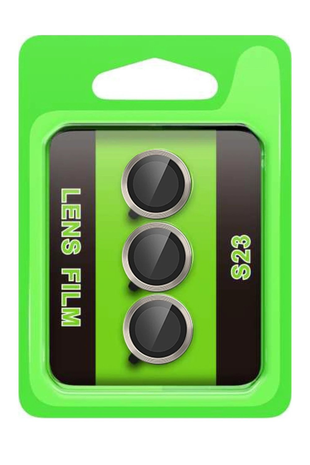 Mey İthalat®  Samsung Galaxy S23 Raze Metal Kamera Lens - Gri