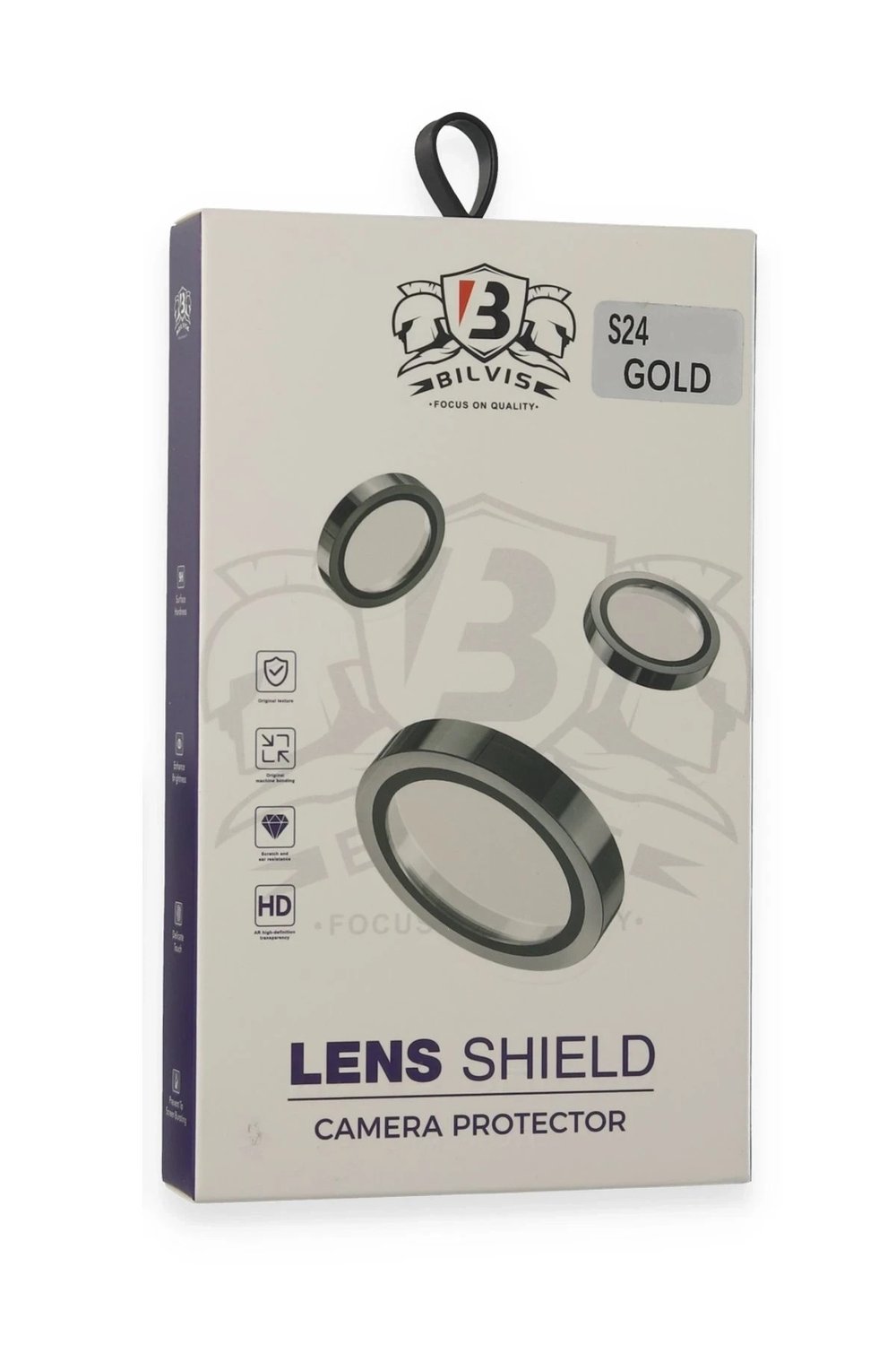 Mey İthalat®  Samsung Galaxy S24 Bilvis Titan Kamera Lens - Gold
