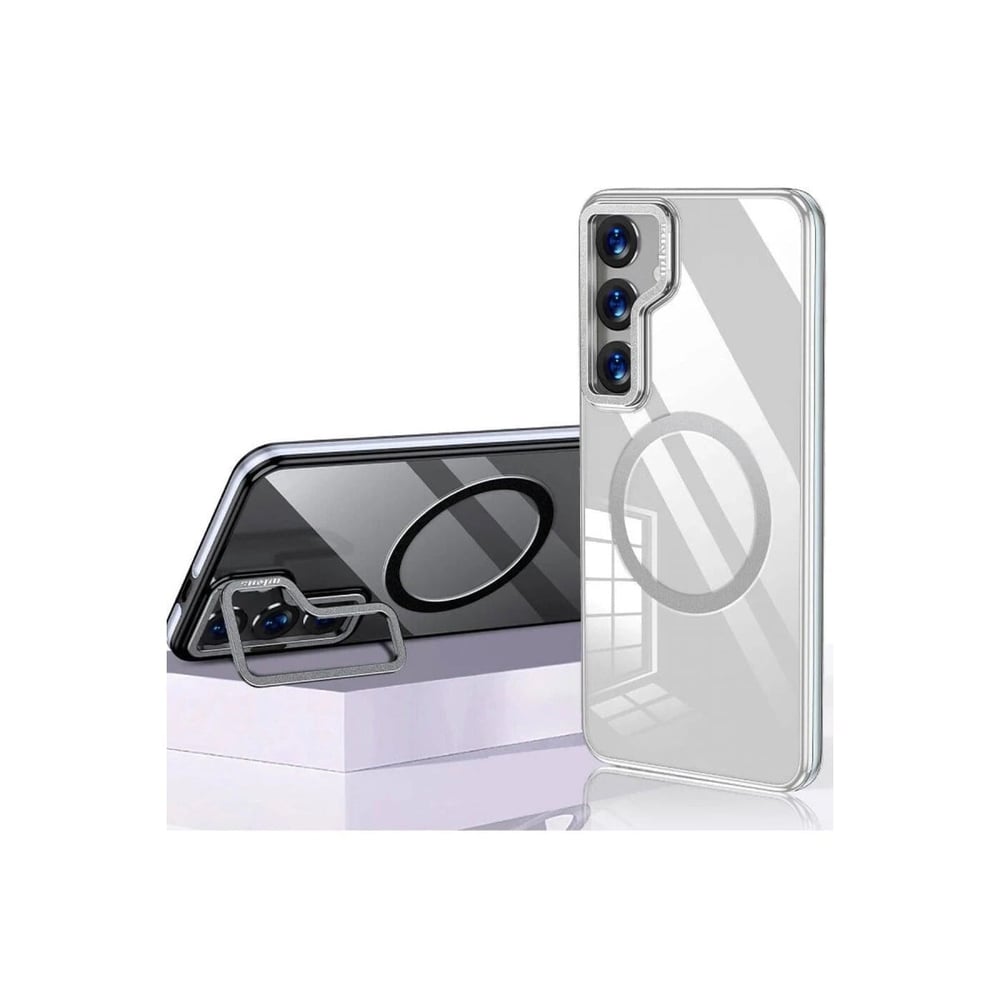 Mey İthalat®  Samsung Galaxy S24 Crystal Magsafe Kapak - Şeffaf