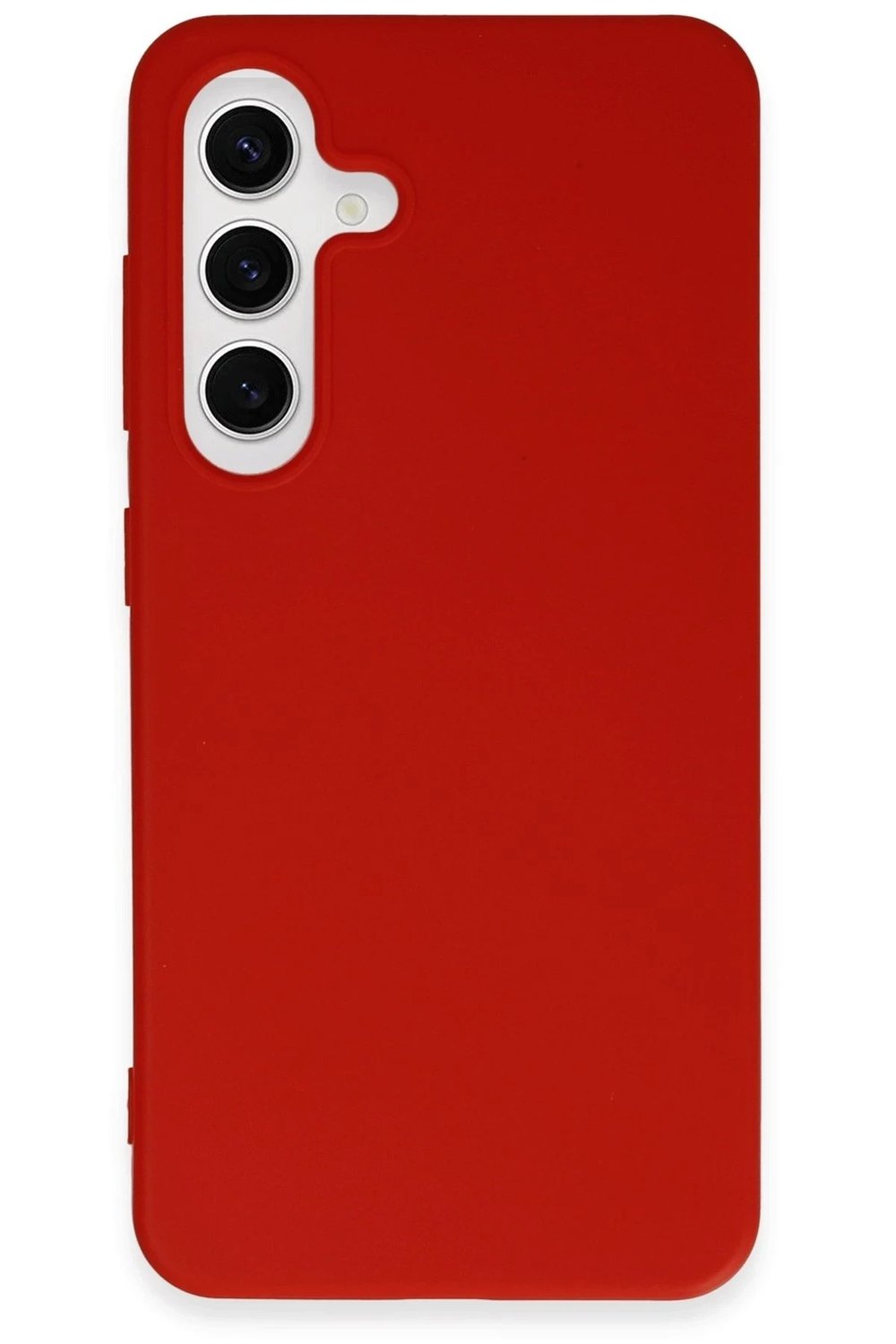 Mey İthalat®  Samsung Galaxy S24 Kılıf First Silikon - Kırmızı