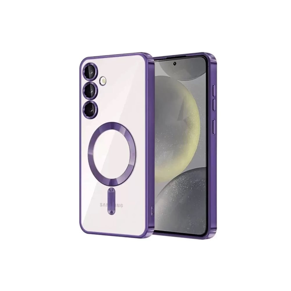 Mey İthalat®  Samsung Galaxy S24 Kılıf Kross Magneticsafe Kapak - Mor