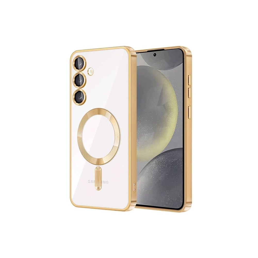 Mey İthalat®  Samsung Galaxy S24 Kılıf Kross Magneticsafe Kapak - Gold