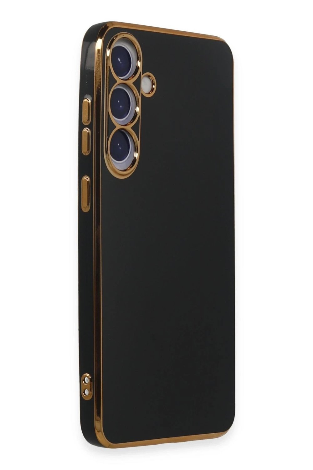 Mey İthalat®  Samsung Galaxy S24 Kılıf Volet Silikon - Siyah