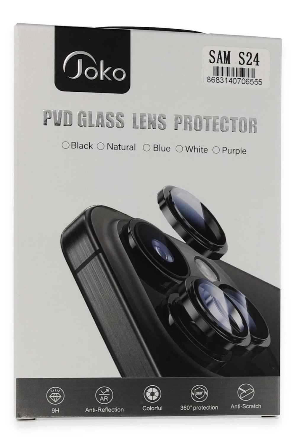 Mey İthalat®  Samsung Galaxy S24 PVD Metal Kamera Lens - Derin Mor