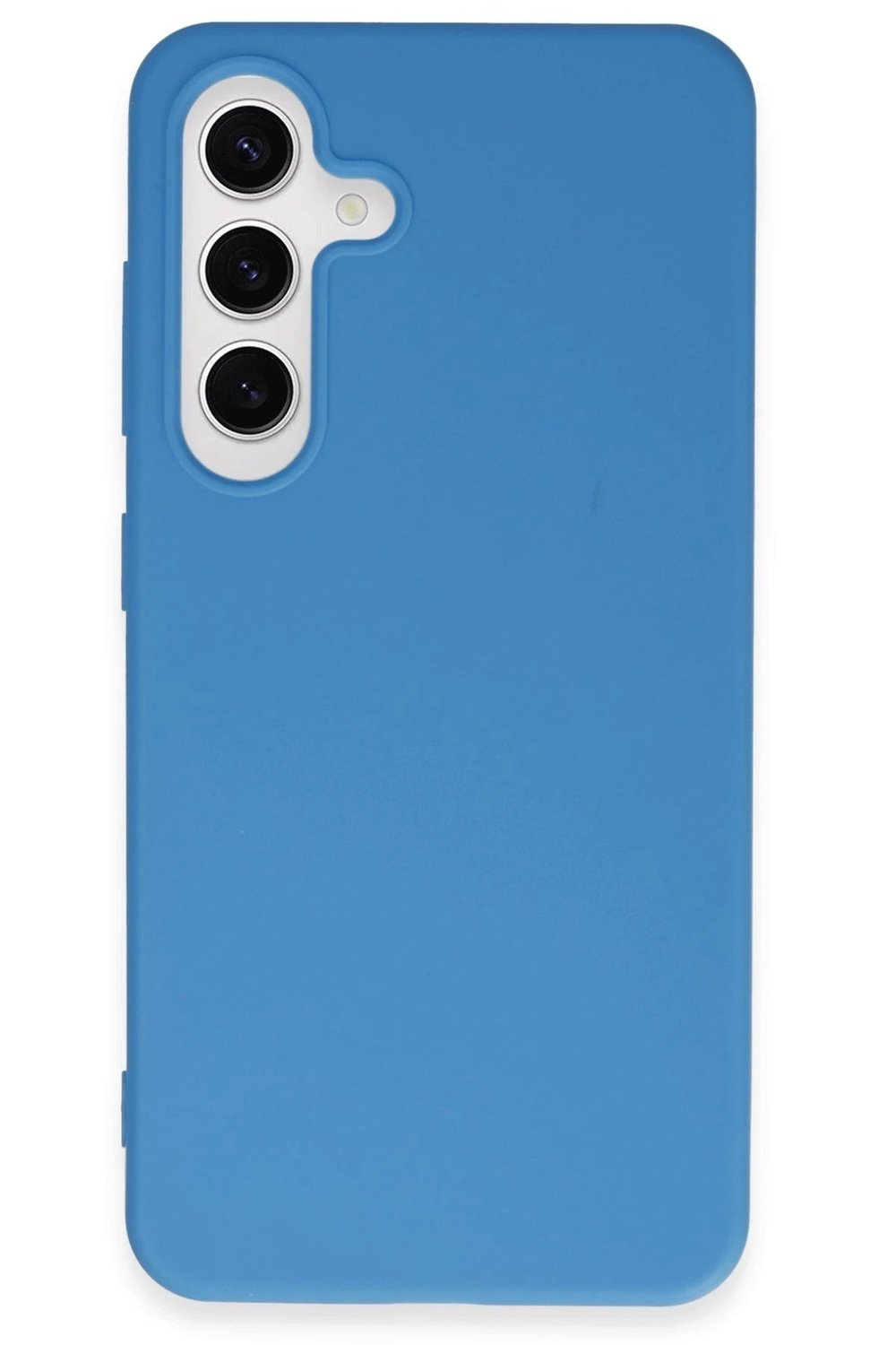 Mey İthalat®  Samsung Galaxy S24 Plus Kılıf First Silikon - Mavi