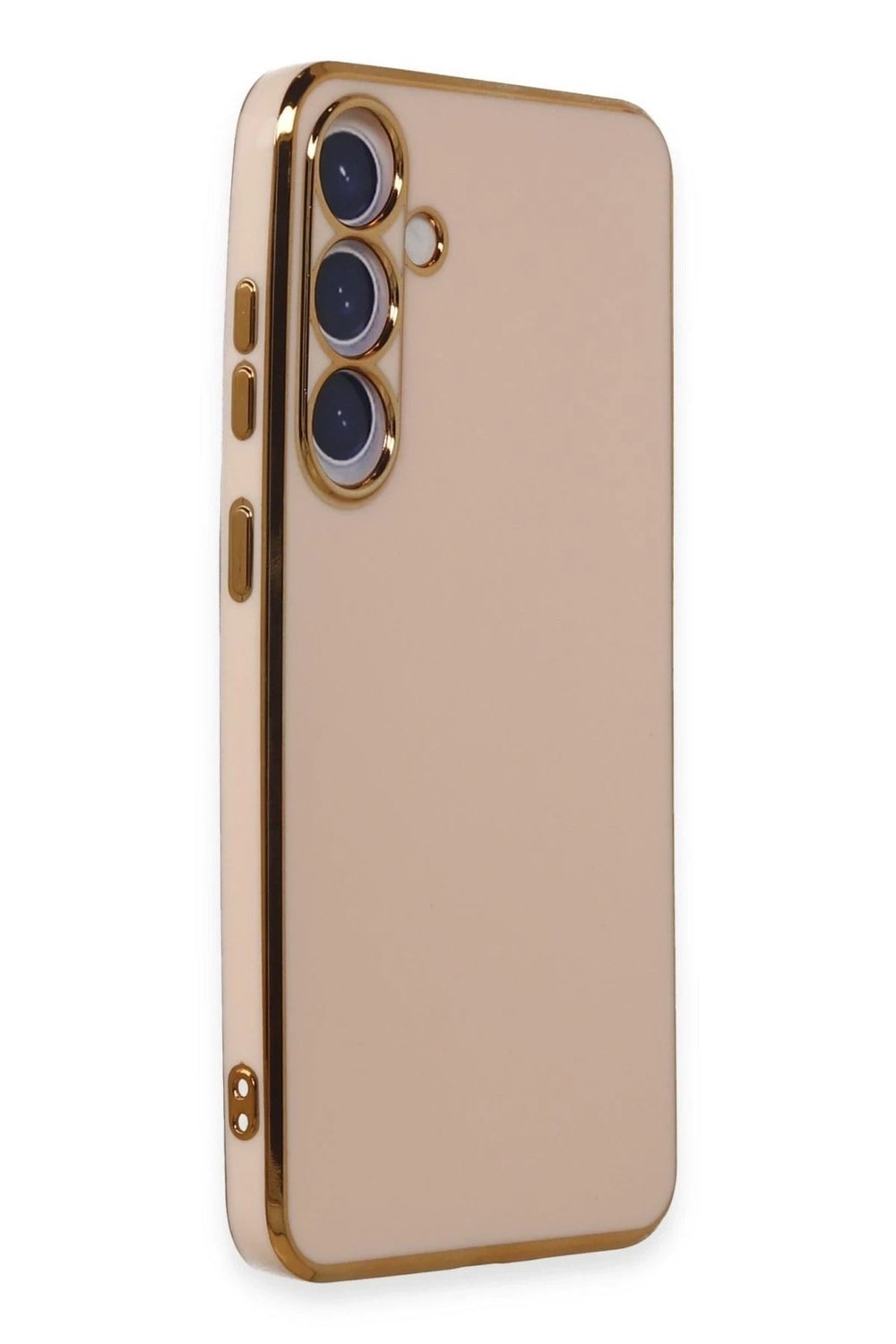 Mey İthalat®  Samsung Galaxy S24 Plus Kılıf Volet Silikon - Pembe
