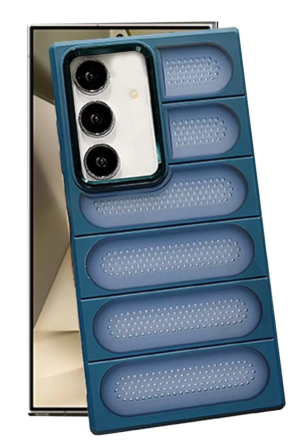 Mey İthalat®  Samsung Galaxy S24 Plus Kılıf Airmax Silikon Kapak - Lacivert