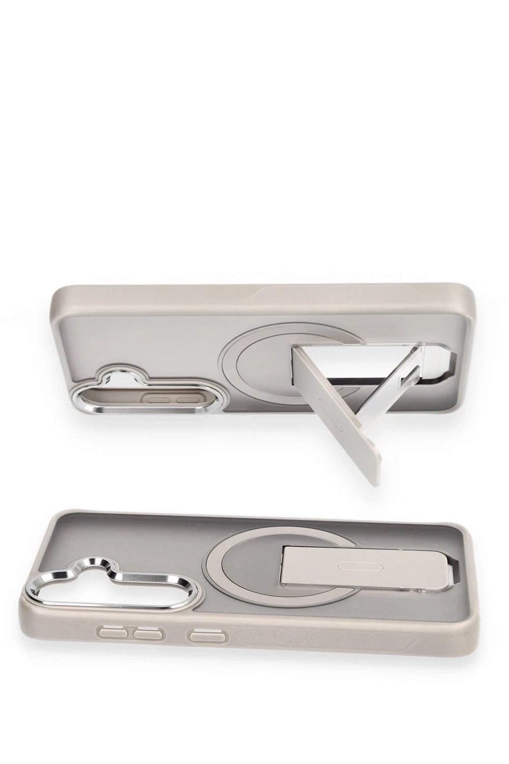 Mey İthalat®  Samsung Galaxy S24 Tork Magsafe Standlı Kapak - Siyah