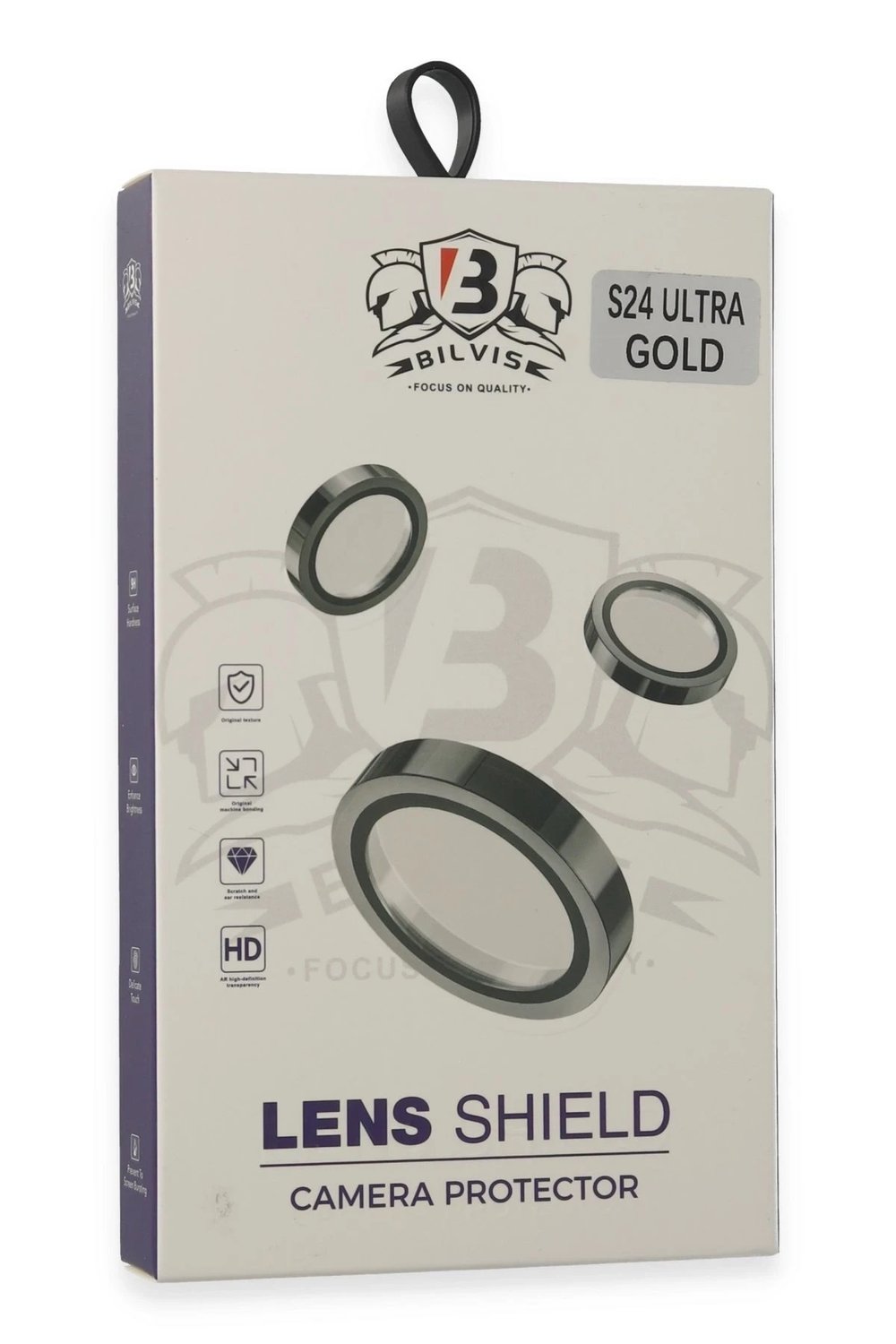 Mey İthalat®  Samsung Galaxy S24 Ultra Bilvis Titan Kamera Lens - Gold