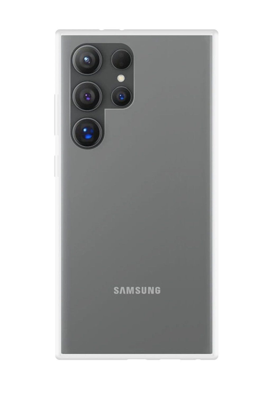 Mey İthalat®  Samsung Galaxy S24 Ultra Kılıf Lüx Şeffaf Silikon