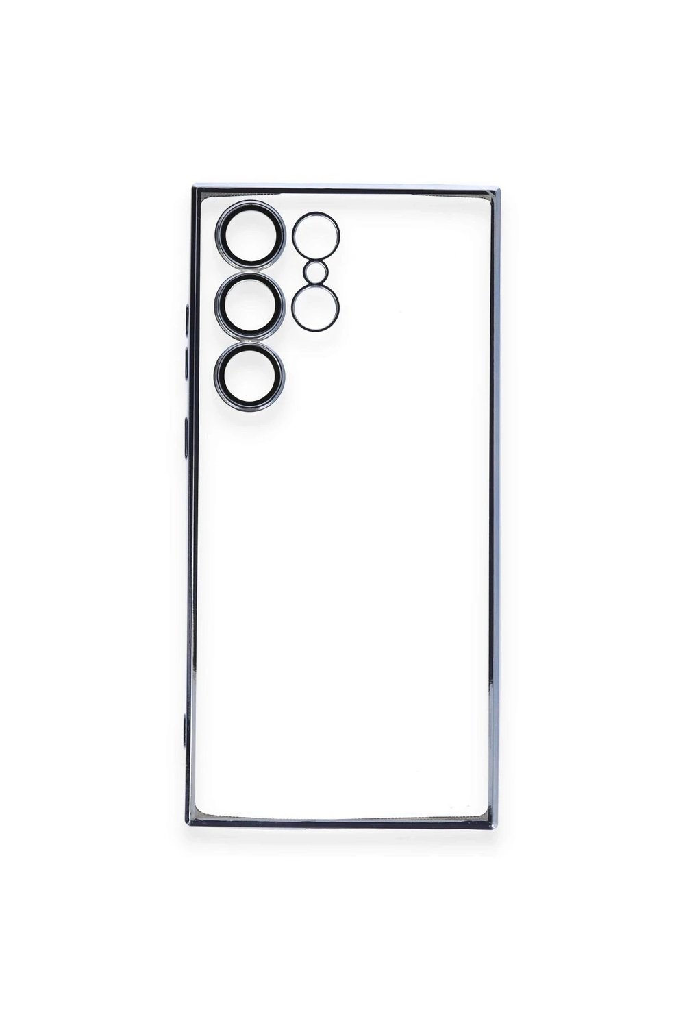 Mey İthalat®  Samsung Galaxy S24 Ultra Kılıf  Lensli Silikon - Gold