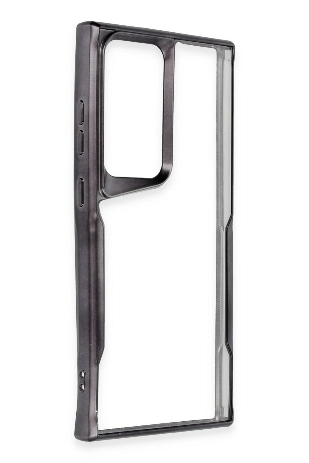 Mey İthalat®  Samsung Galaxy S24 Ultra Kılıf Boyi Silikon Kapak - Siyah