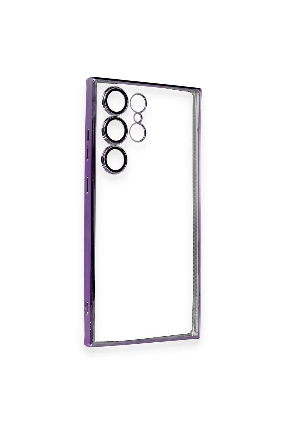 Mey İthalat®  Samsung Galaxy S24 Ultra Kılıf  Lensli Silikon - Siyah