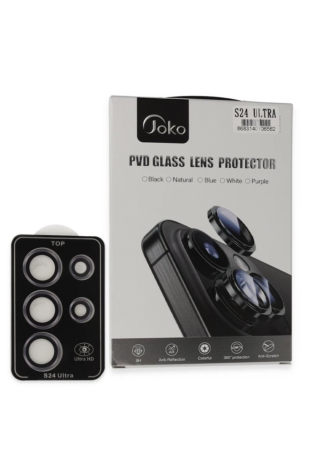 Mey İthalat®  Samsung Galaxy S24 Ultra PVD Metal Kamera Lens - Derin Mor