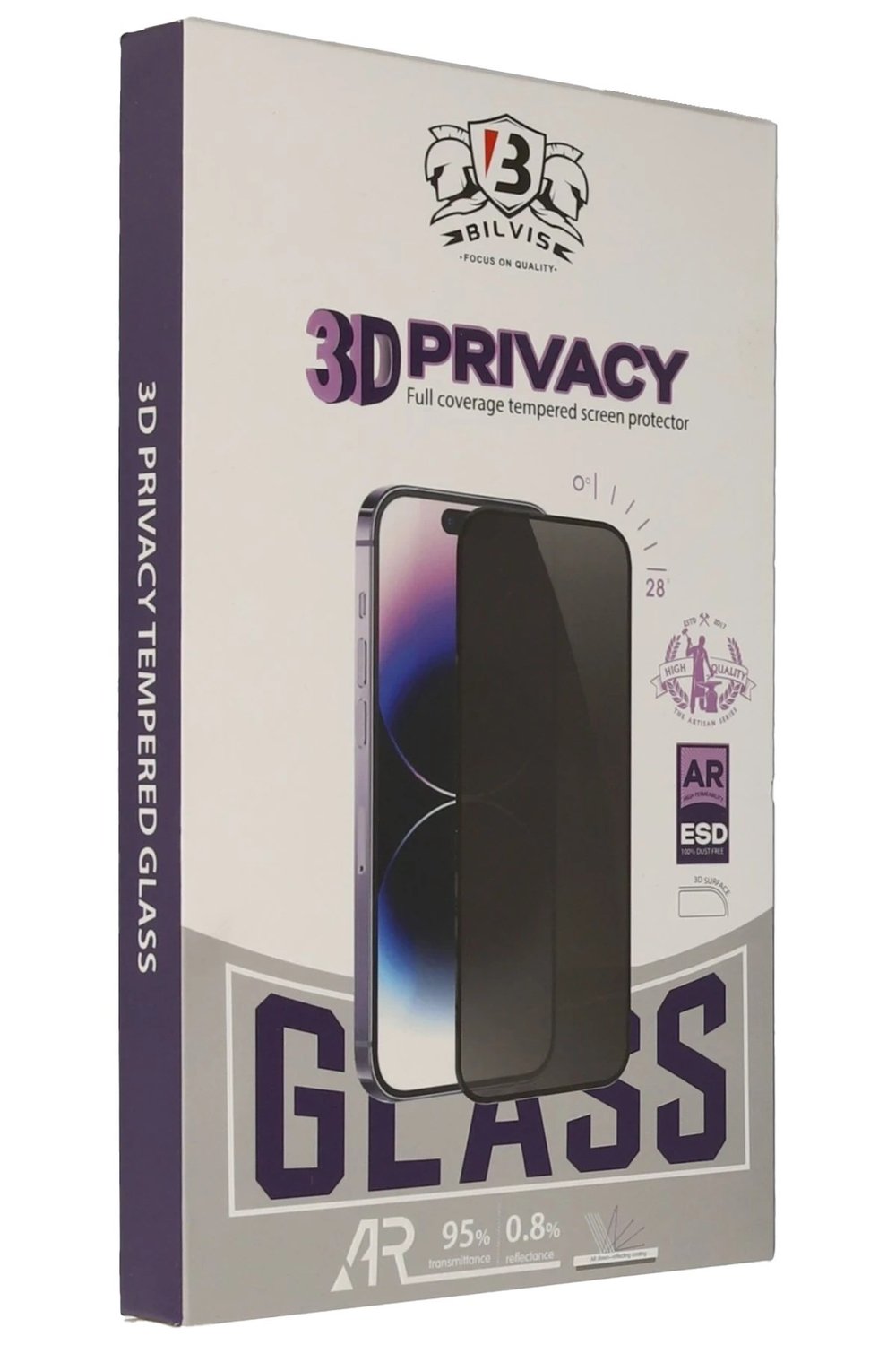 Mey İthalat®  Samsung Galaxy S25 Edge Bilvis 3D Hayalet Cam Ekran Koruyucu