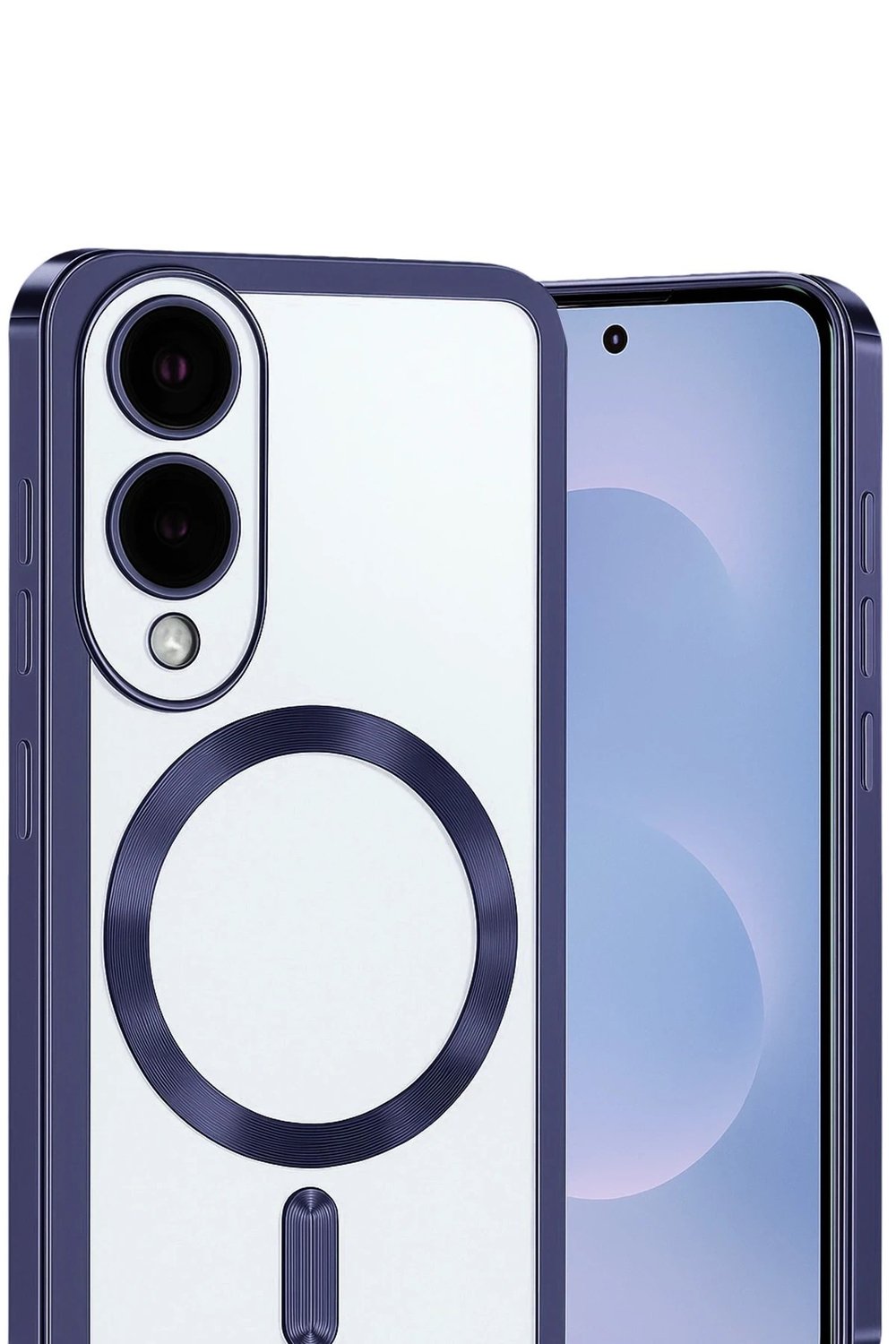 Mey İthalat®  Samsung Galaxy S25 Edge Kross Magneticsafe Kapak - Lacivert