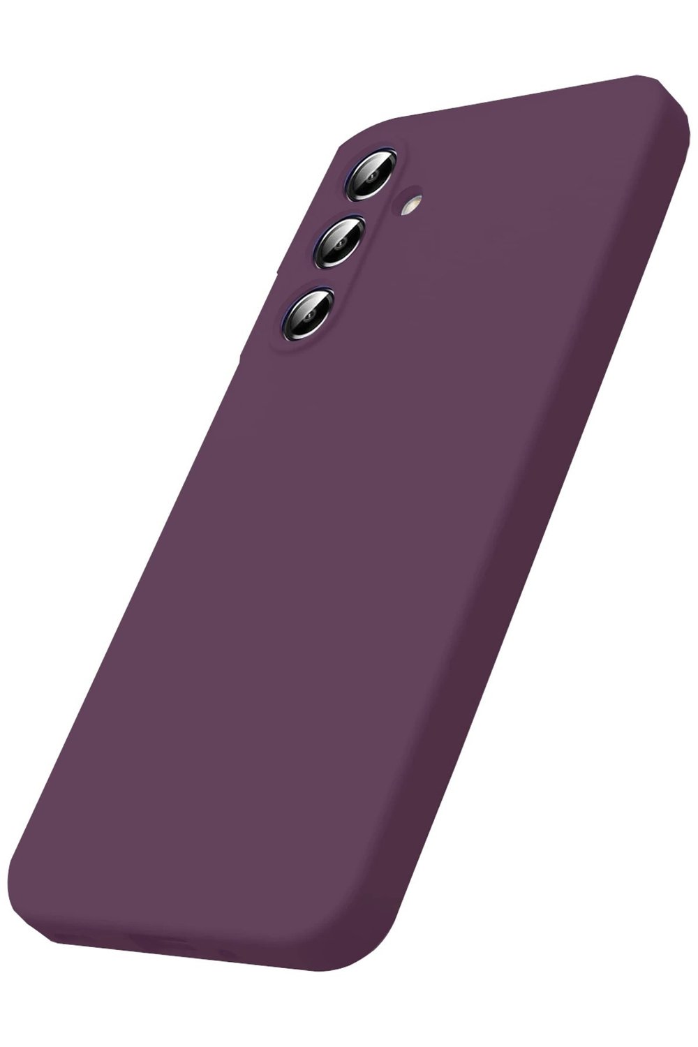 Mey İthalat®  Samsung Galaxy S25 FE First Silikon - Mürdüm