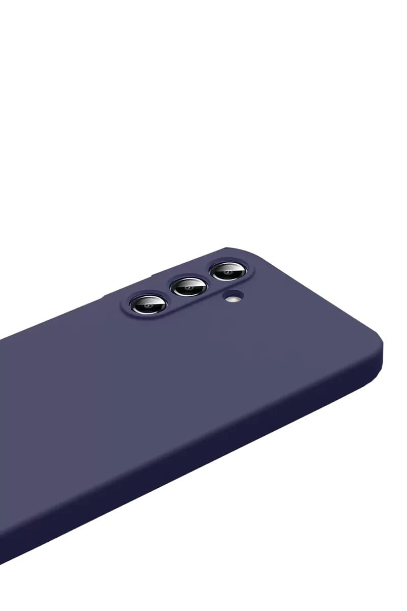 Mey İthalat®  Samsung Galaxy S25 FE Nano içi Kadife Silikon - Lacivert