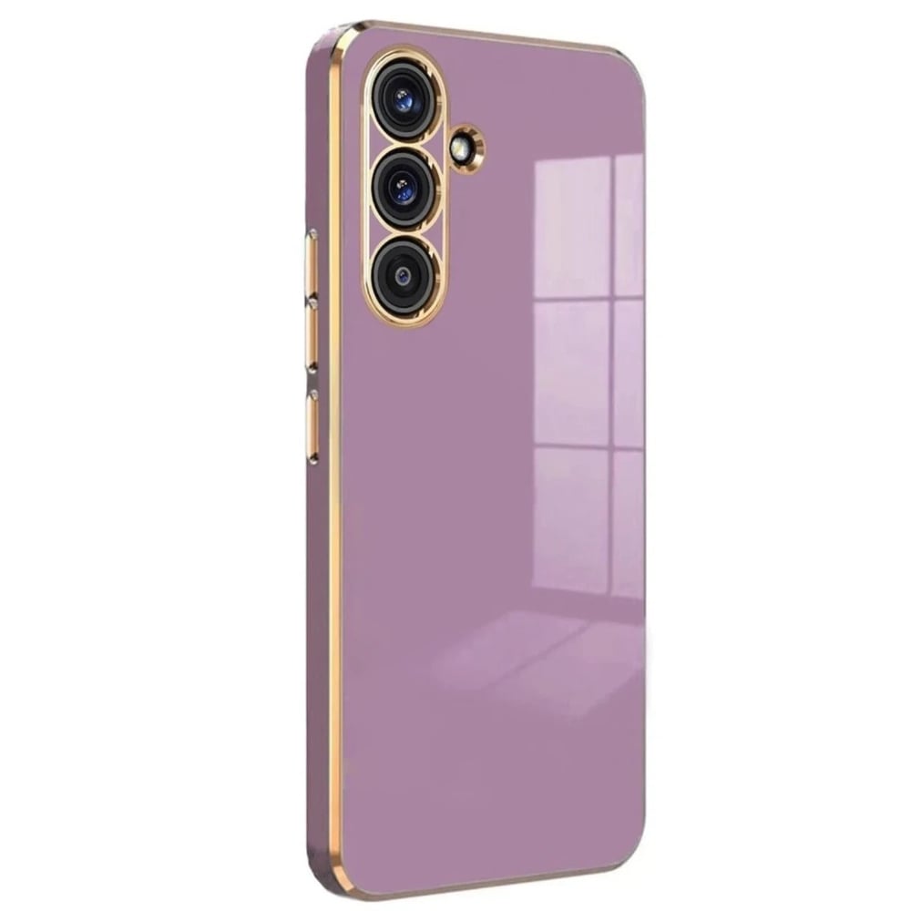 Mey İthalat®  Samsung Galaxy S25 FE Volet Silikon - Mor