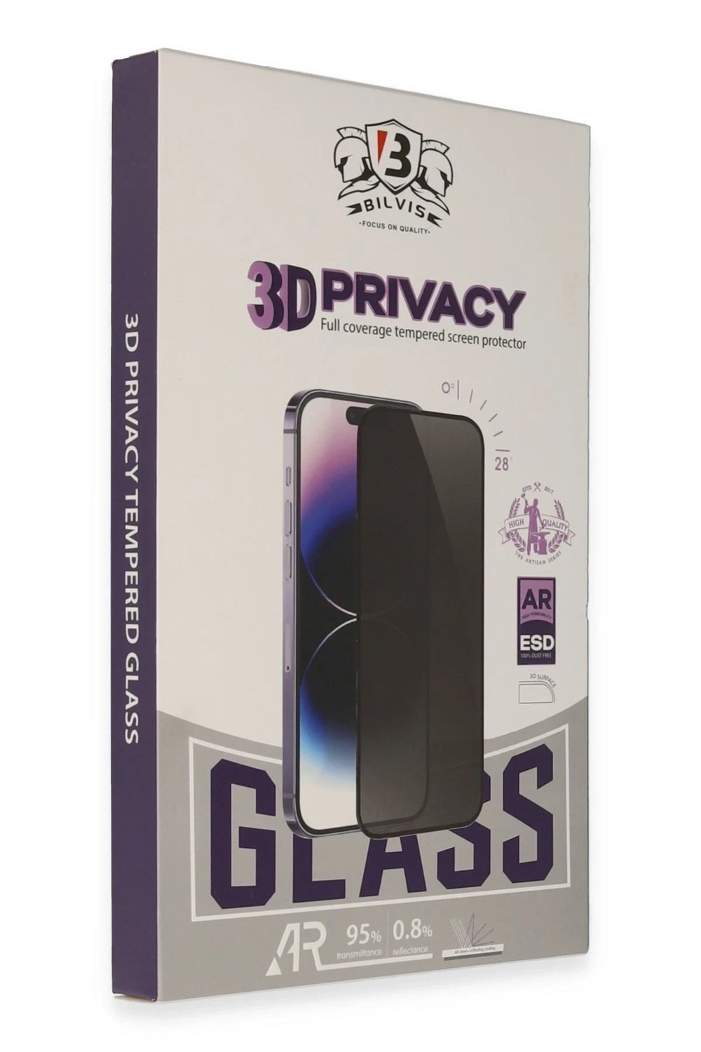 Mey İthalat®  Samsung Galaxy S25 Ultra Bilvis 3D Hayalet Cam Ekran Koruyucu