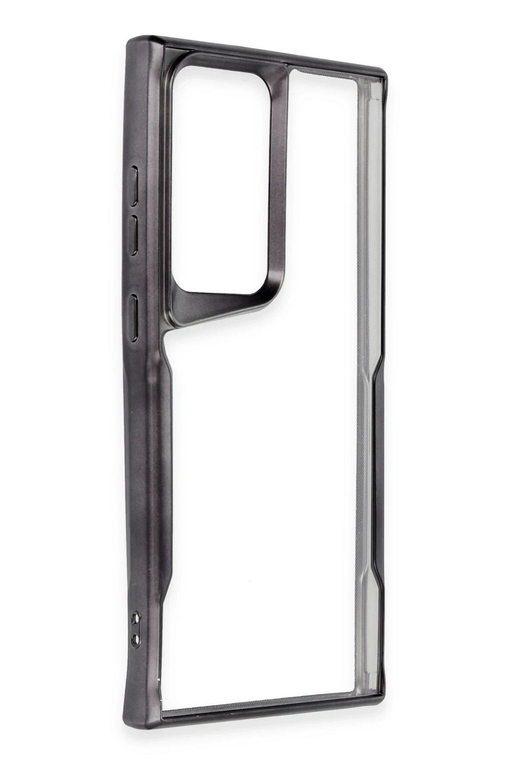 Mey İthalat®  Samsung Galaxy S25 Ultra Kılıf Boyi Silikon Kapak - Siyah