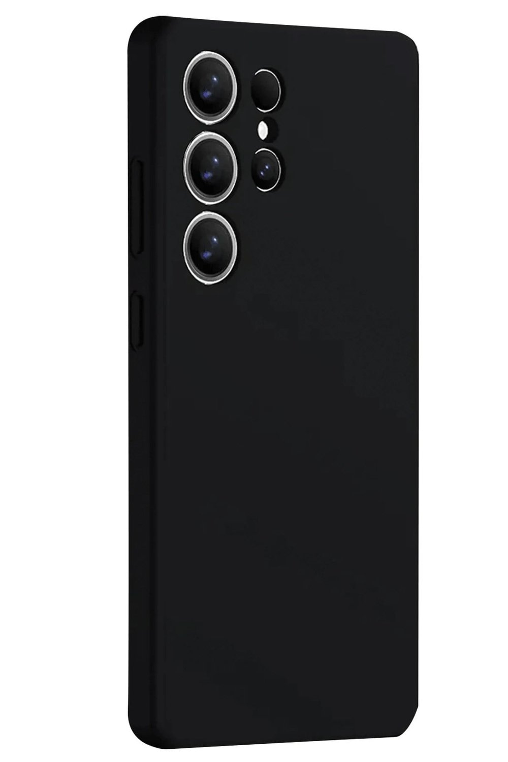 Mey İthalat®  Samsung Galaxy S25 Ultra Kılıf Nano içi Kadife Silikon - Siyah
