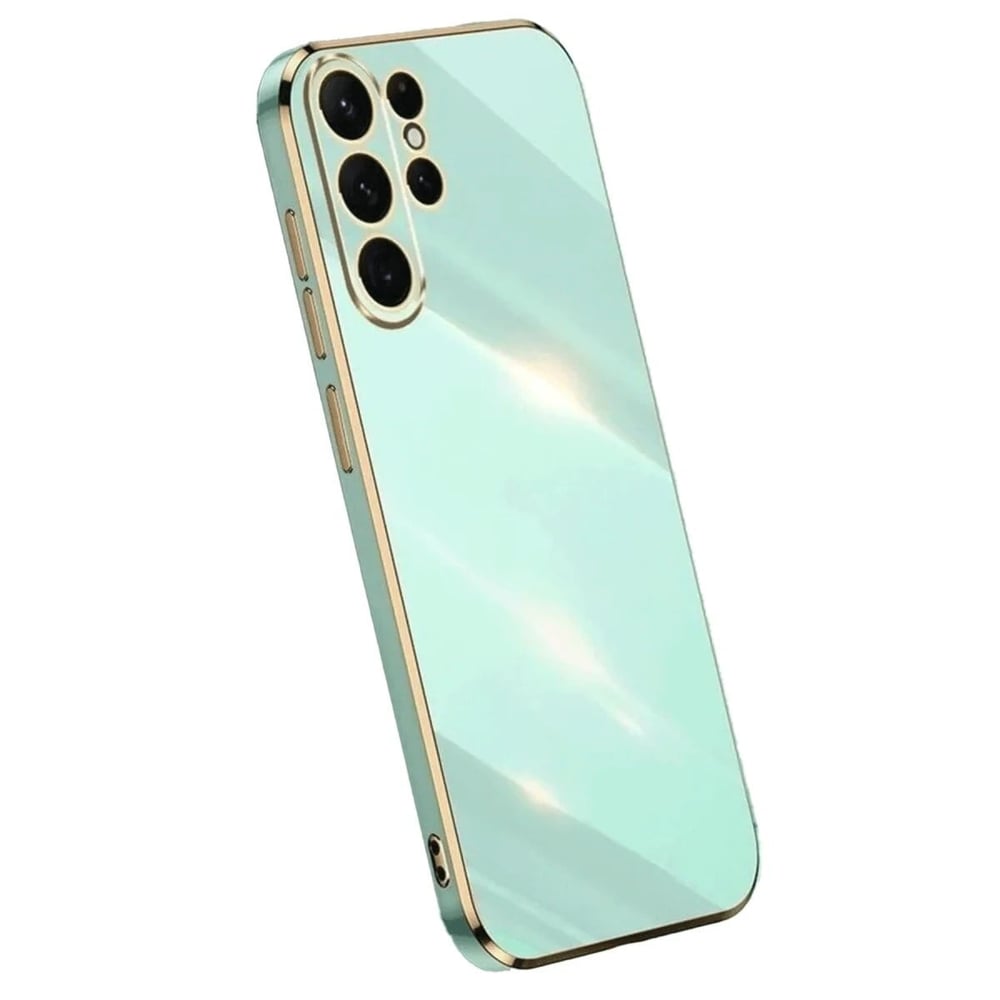Mey İthalat®  Samsung Galaxy S25 Ultra Kılıf Volet Silikon - Açık Yeşil