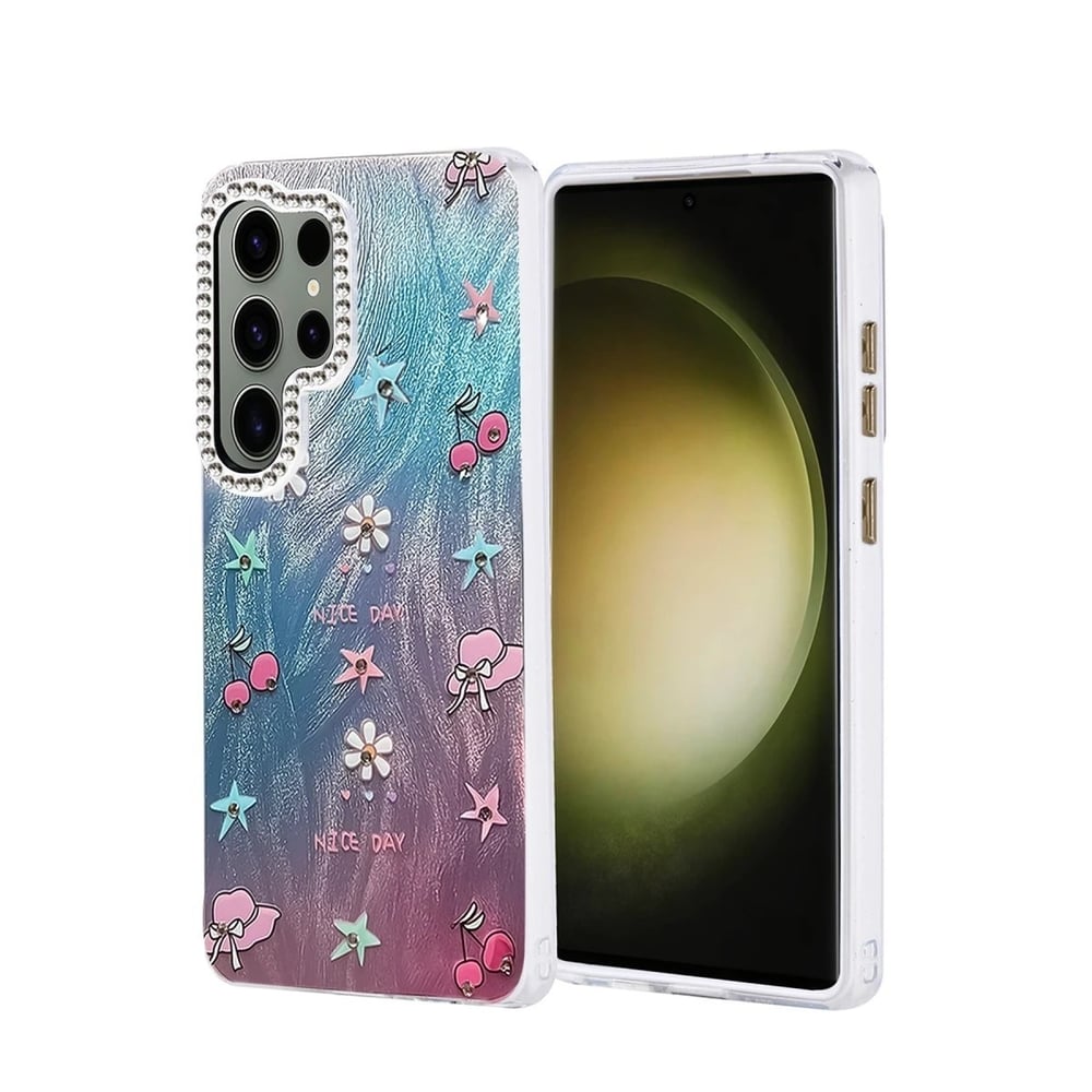 Mey İthalat®  Samsung Galaxy S25 Ultra Kılıf Blade Aynalı Desenli Kapak - Desen 4
