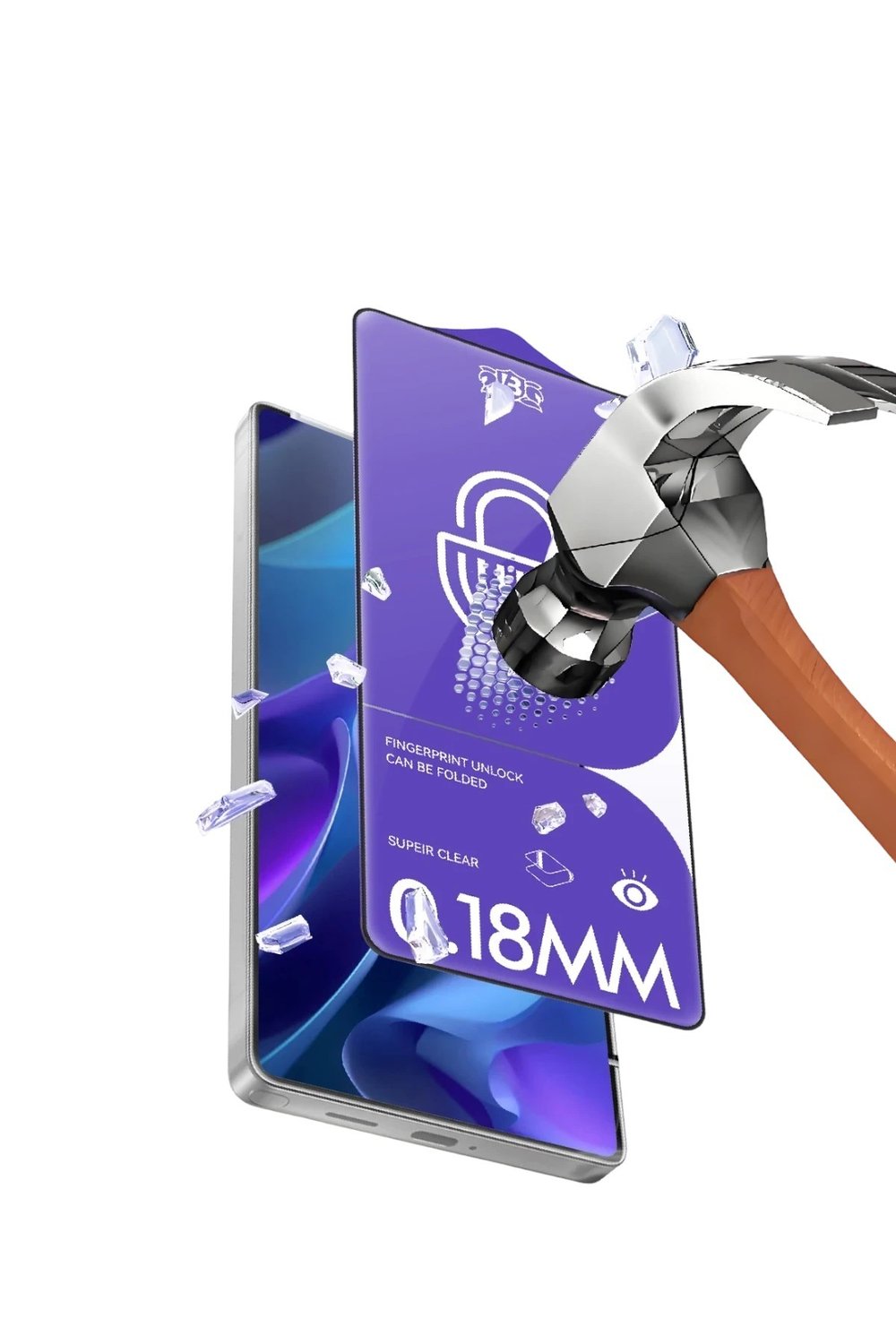 Mey İthalat®  Samsung Galaxy S26 Ultra Bilvis 3D Cam Ekran Koruyucu - Siyah