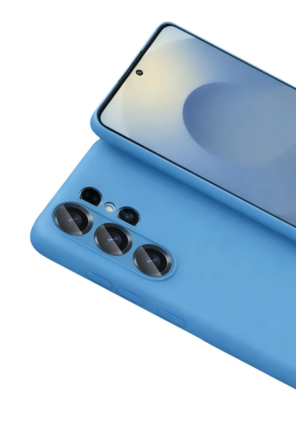 Mey İthalat®  Samsung Galaxy S26 Ultra Nano içi Kadife Silikon - Mavi