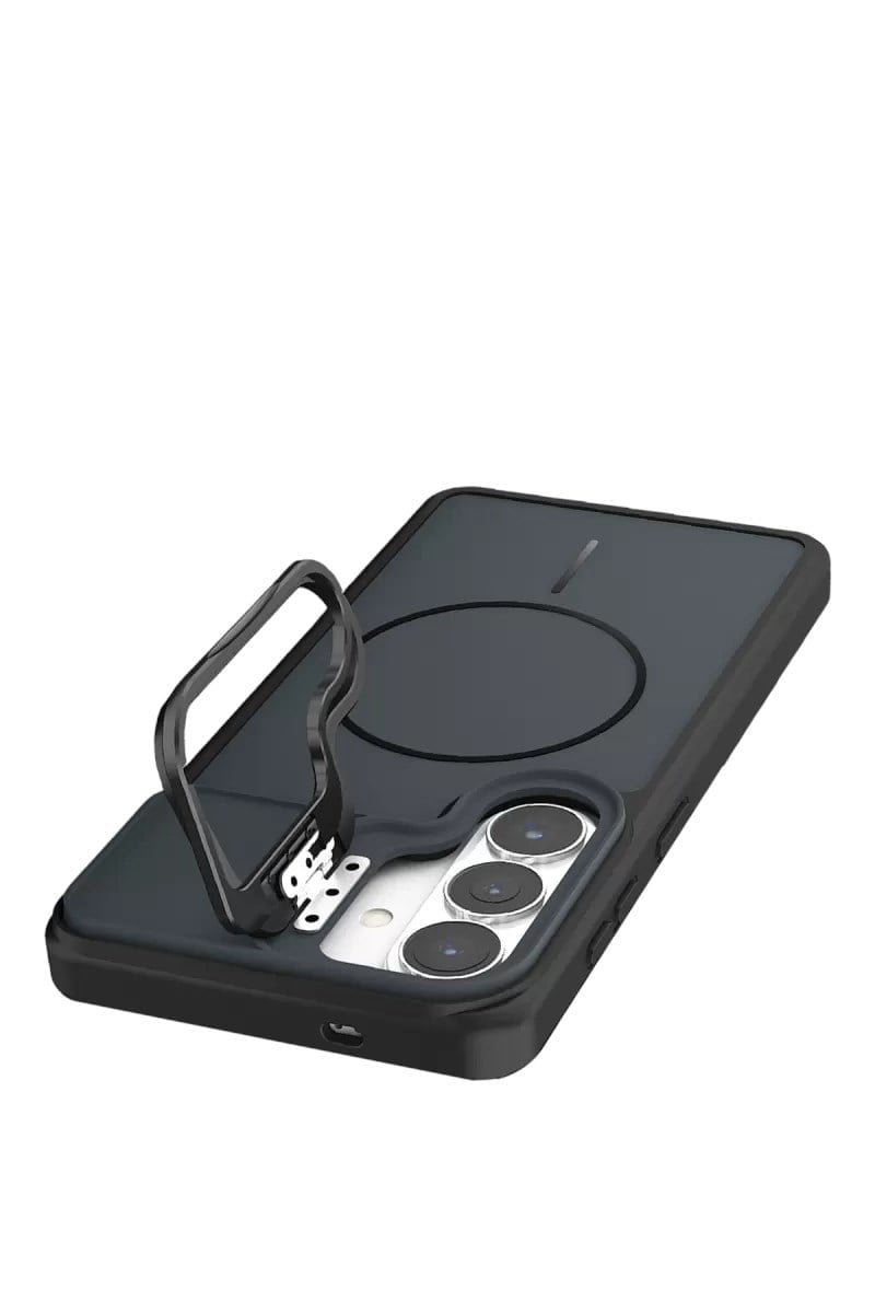 Mey İthalat®  Samsung Galaxy S26 Ultra Pale Magsafe Standlı Kapak - Siyah