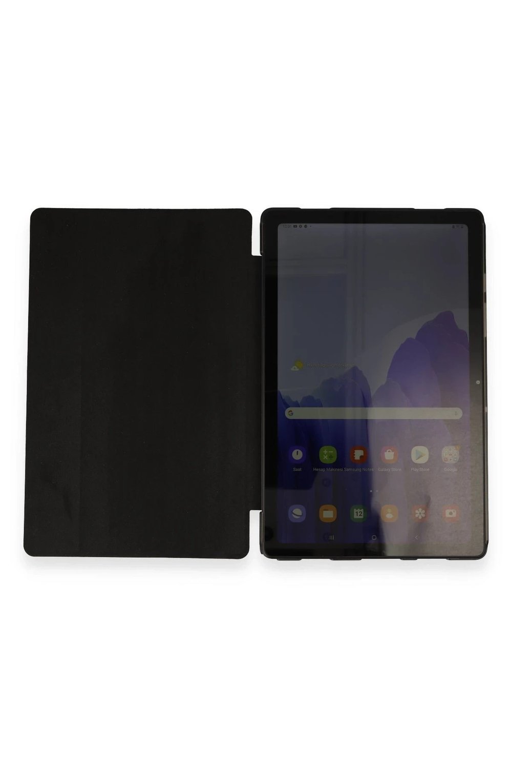 Mey İthalat®  Samsung Galaxy T220 Tab A7 Lite 8.7 Kılıf Tablet Smart Kılıf - Siyah
