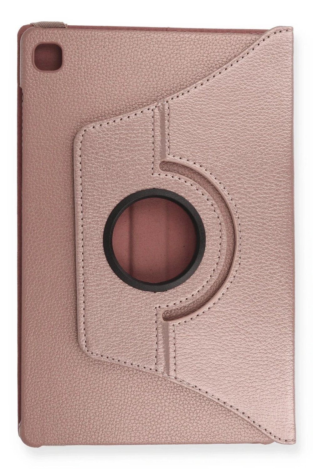 Mey İthalat®  Samsung Galaxy T500 Tab A7 10.4 Kılıf 360 Tablet Deri Kılıf - Rose Gold