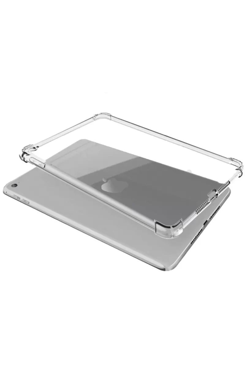 Mey İthalat®  Samsung Galaxy T737 Tab S7 FE 12.4 Kılıf Anti Shock Tablet Silikon - Şeffaf