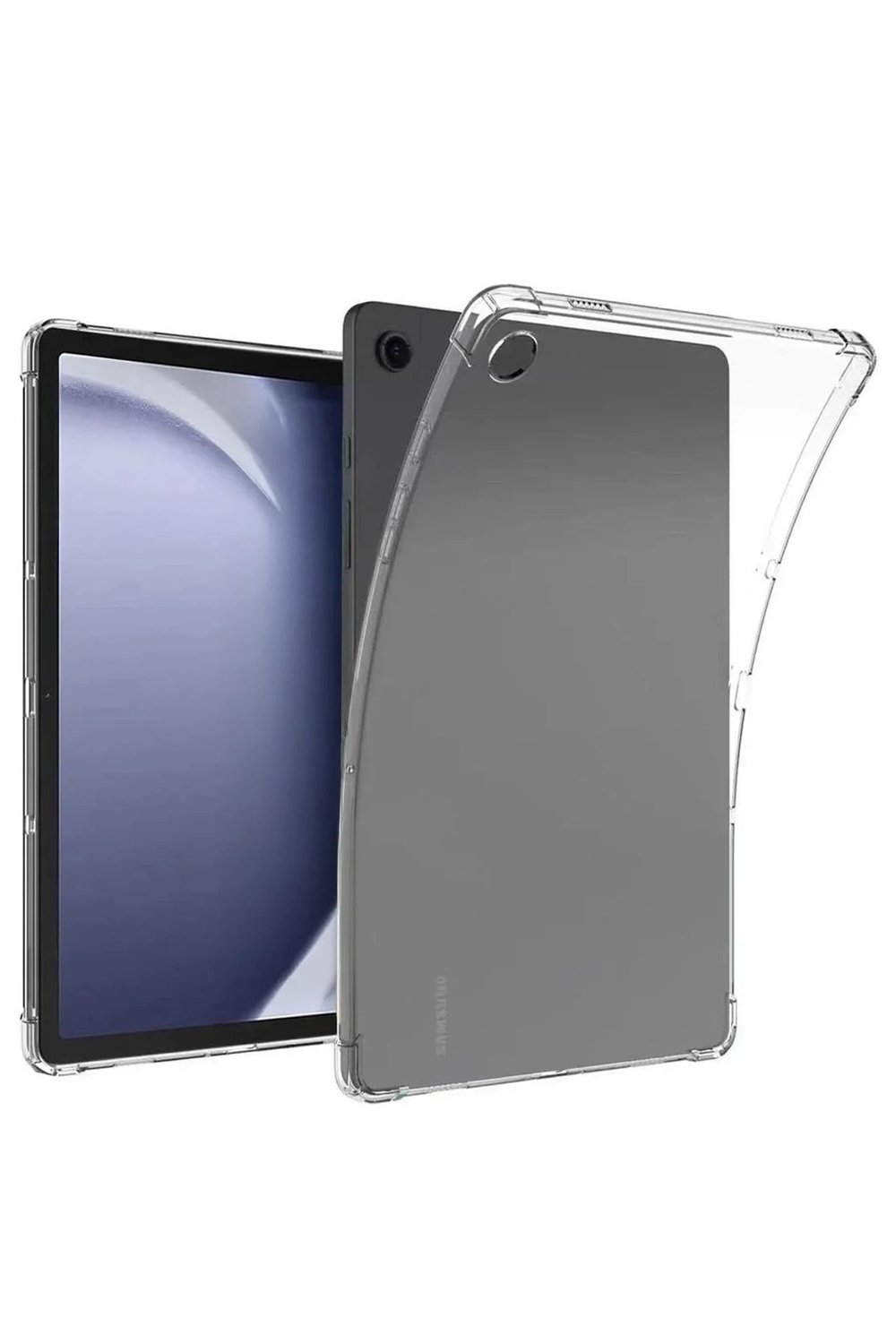 Mey İthalat®  Samsung Galaxy Tab A11 Plus Anti Shock Tablet Silikon - Şeffaf