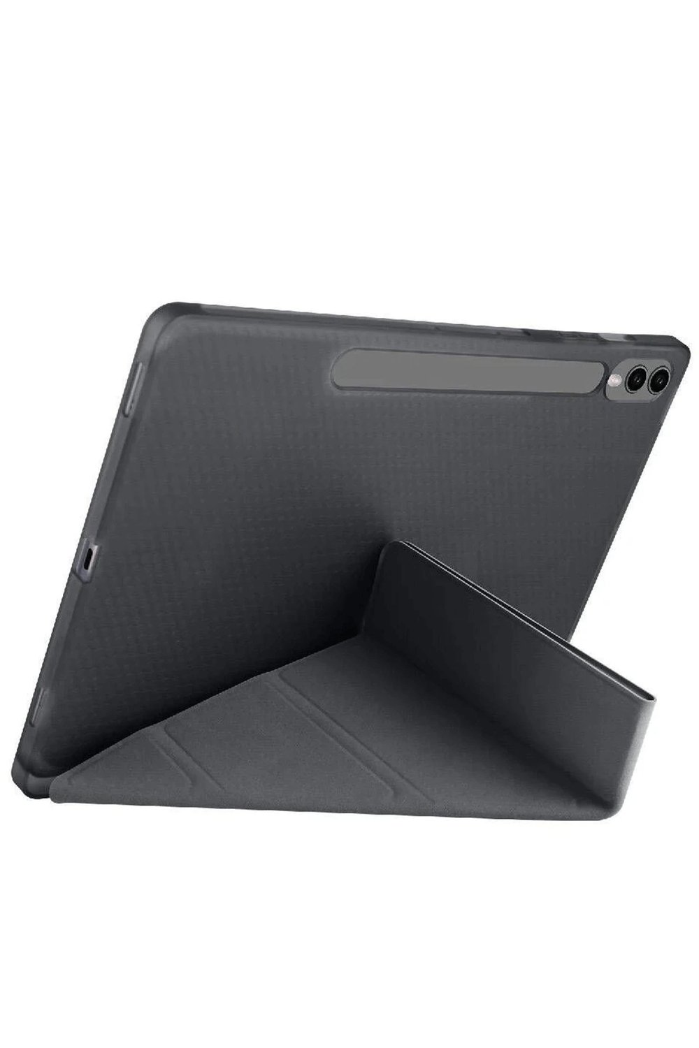 Mey İthalat®  Samsung Galaxy X510 Tab S9 FE 11 Kılıf Kalemlikli Mars Tablet Kılıfı - Siyah