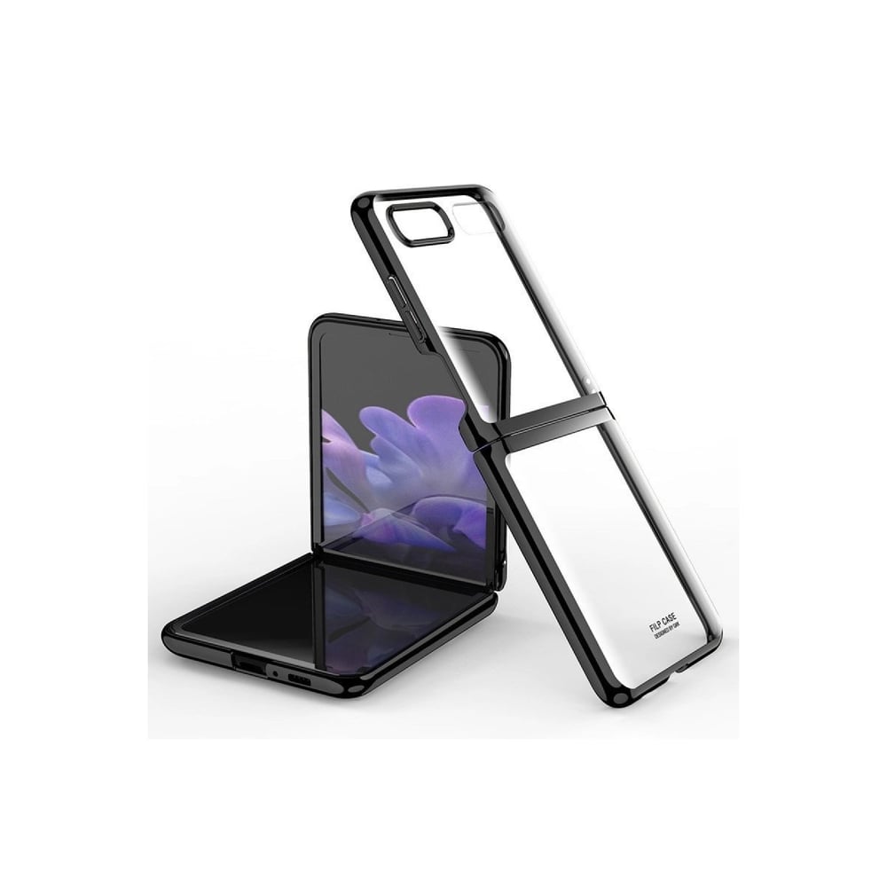 Mey İthalat®  Samsung Galaxy Z Flip 4 Kılıf Fold Element Kapak - Siyah