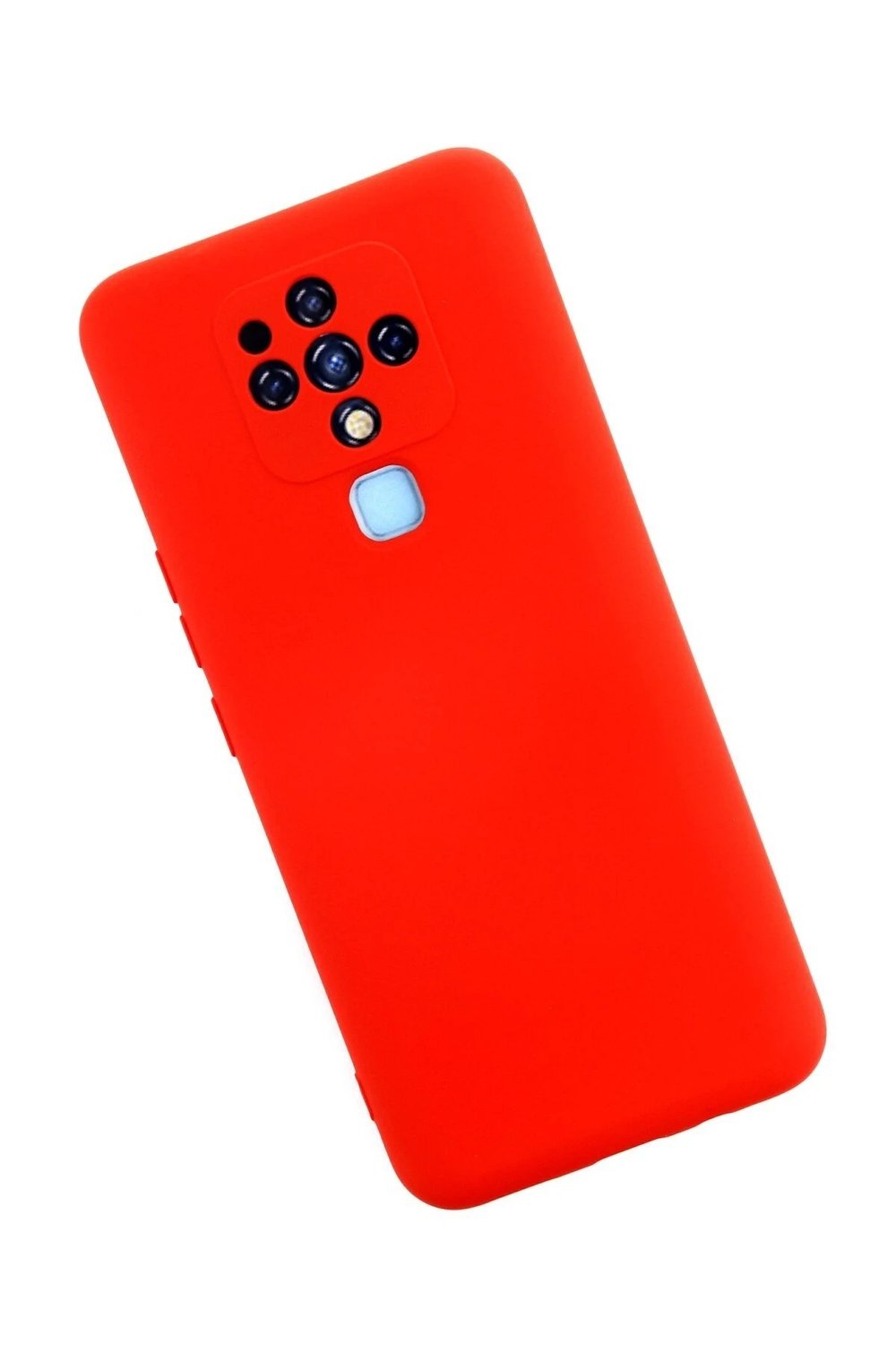 Mey İthalat®  Tecno Camon 16 Kılıf Nano içi Kadife Silikon - Kırmızı
