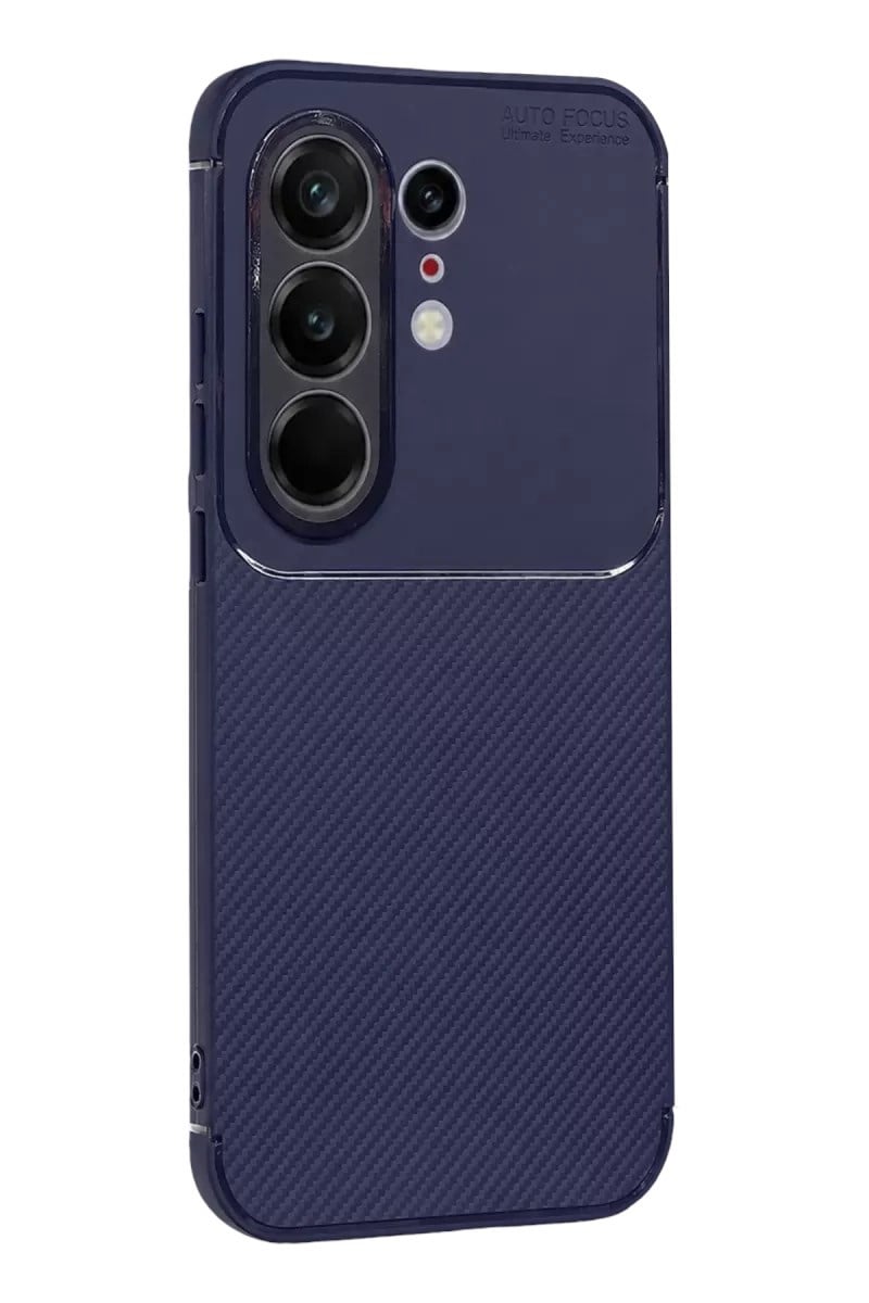 Mey İthalat®  Tecno Camon 50 Pro 5G Auto Focus Karbon Kapak - Lacivert