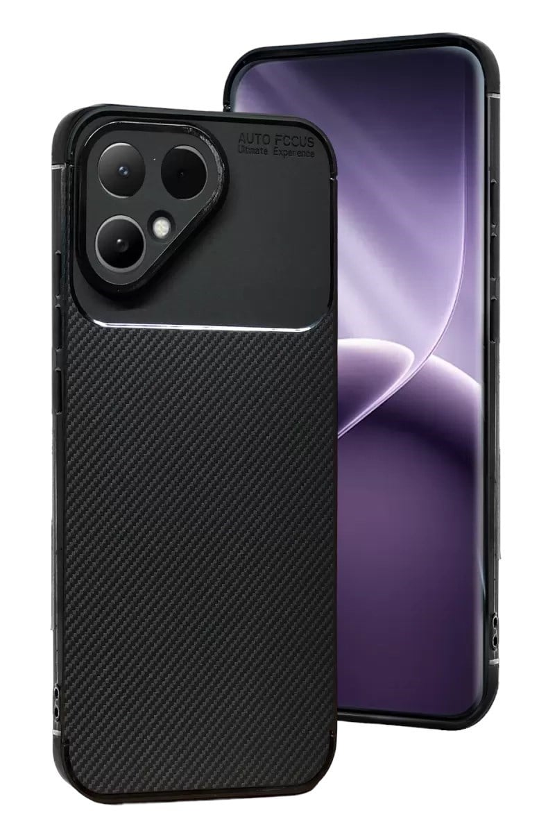 Mey İthalat®  Tecno Pova Curve 2 5G Auto Focus Karbon Kapak - Siyah