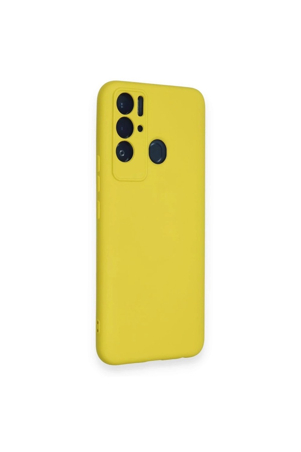 Mey İthalat®  Tecno Pova Neo Kılıf Nano içi Kadife Silikon - Sarı