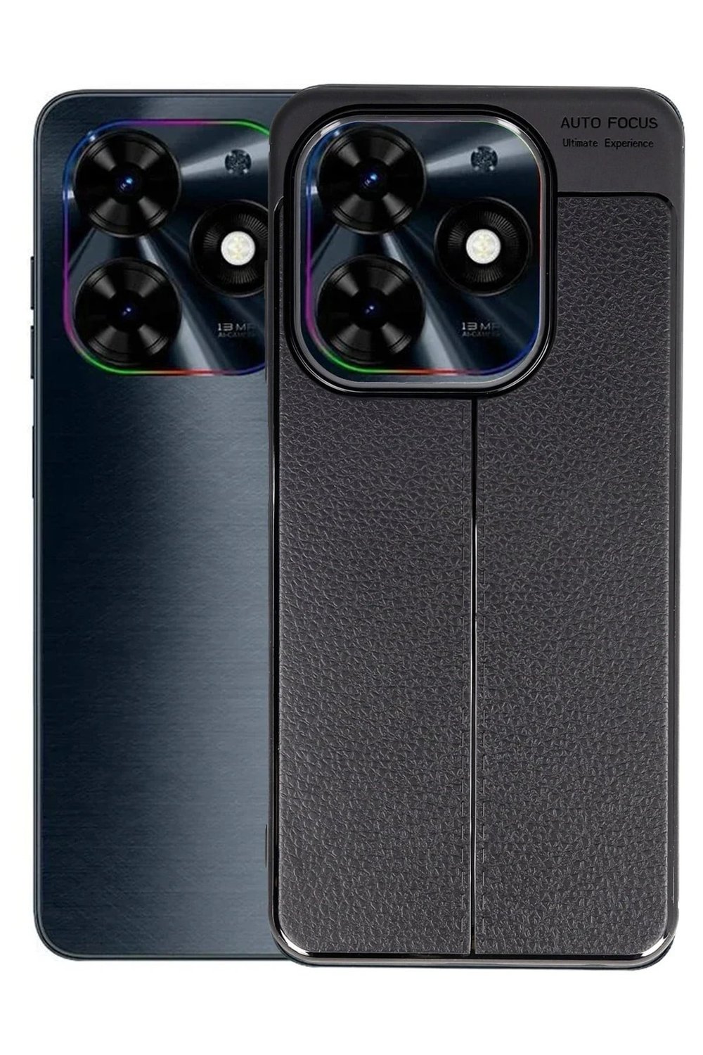 Mey İthalat®  Tecno Spark Go 2024 Kılıf Auto Focus Kapak - Siyah