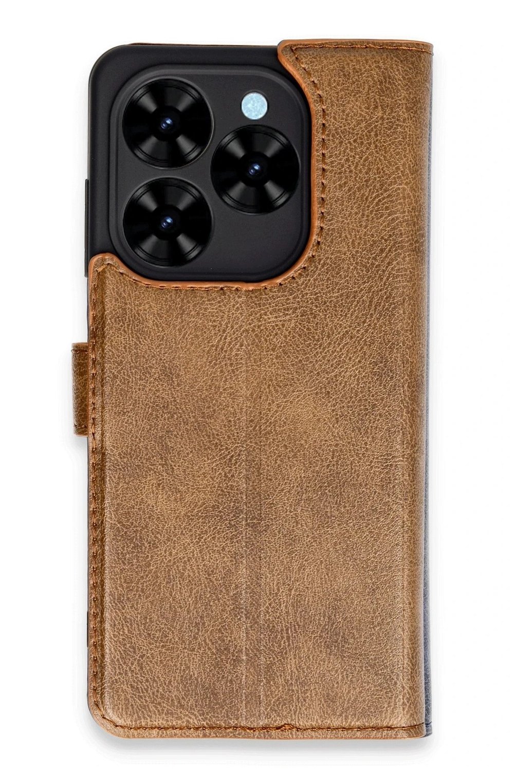 Mey İthalat®  Tecno Spark Go 2024 Kılıf Trend S Plus Kapaklı Kılıf - Taba