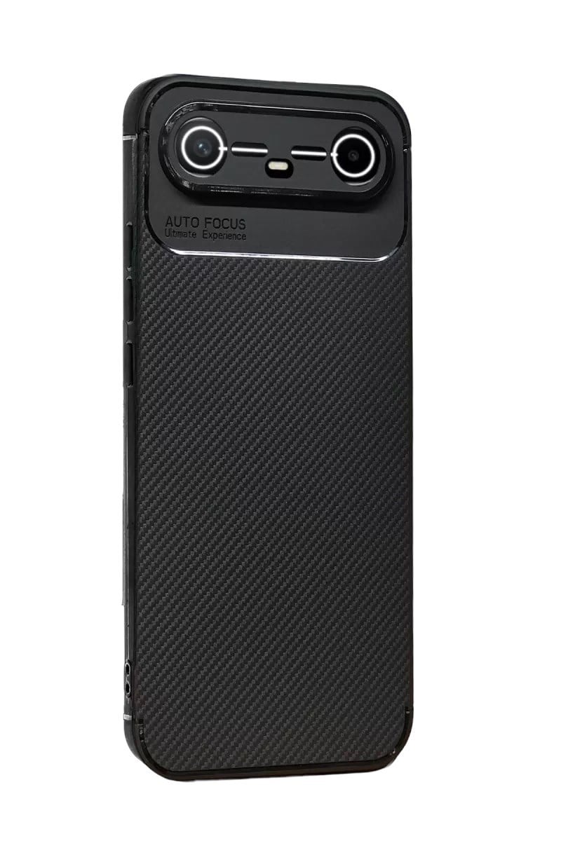 Mey İthalat®  Tecno Spark Slim 5G Auto Focus Karbon Kapak - Siyah