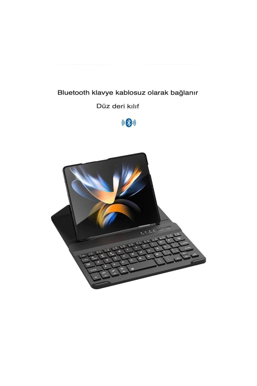 Mey İthalat®  Universal Universal Kılıf Fold Klavye - Siyah