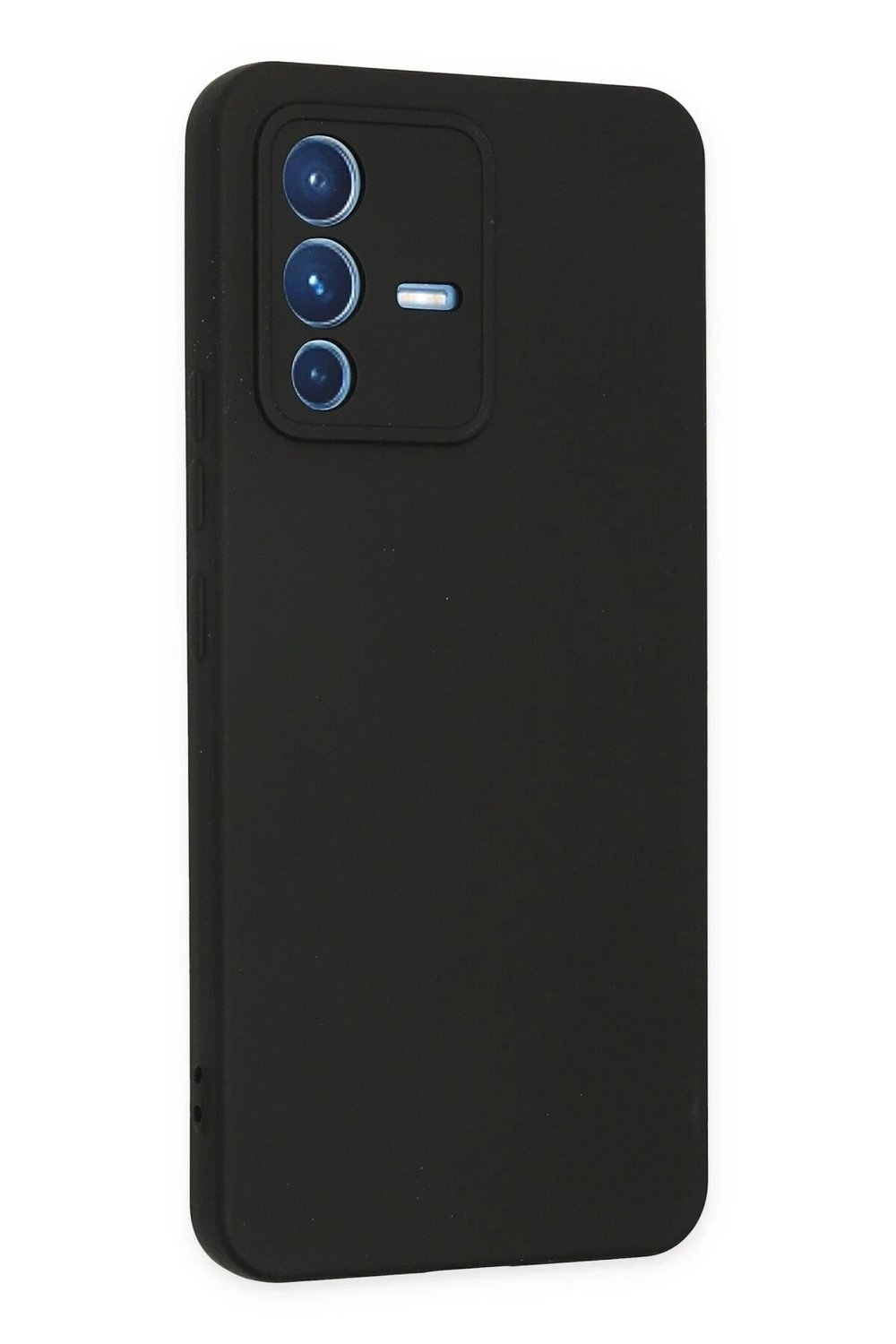 Mey İthalat®  Vivo V23 5G Kılıf Nano içi Kadife Silikon - Siyah